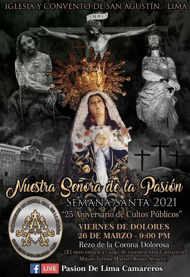 Cartel 2021 Camareros de Nuestra Señora de la Pasión